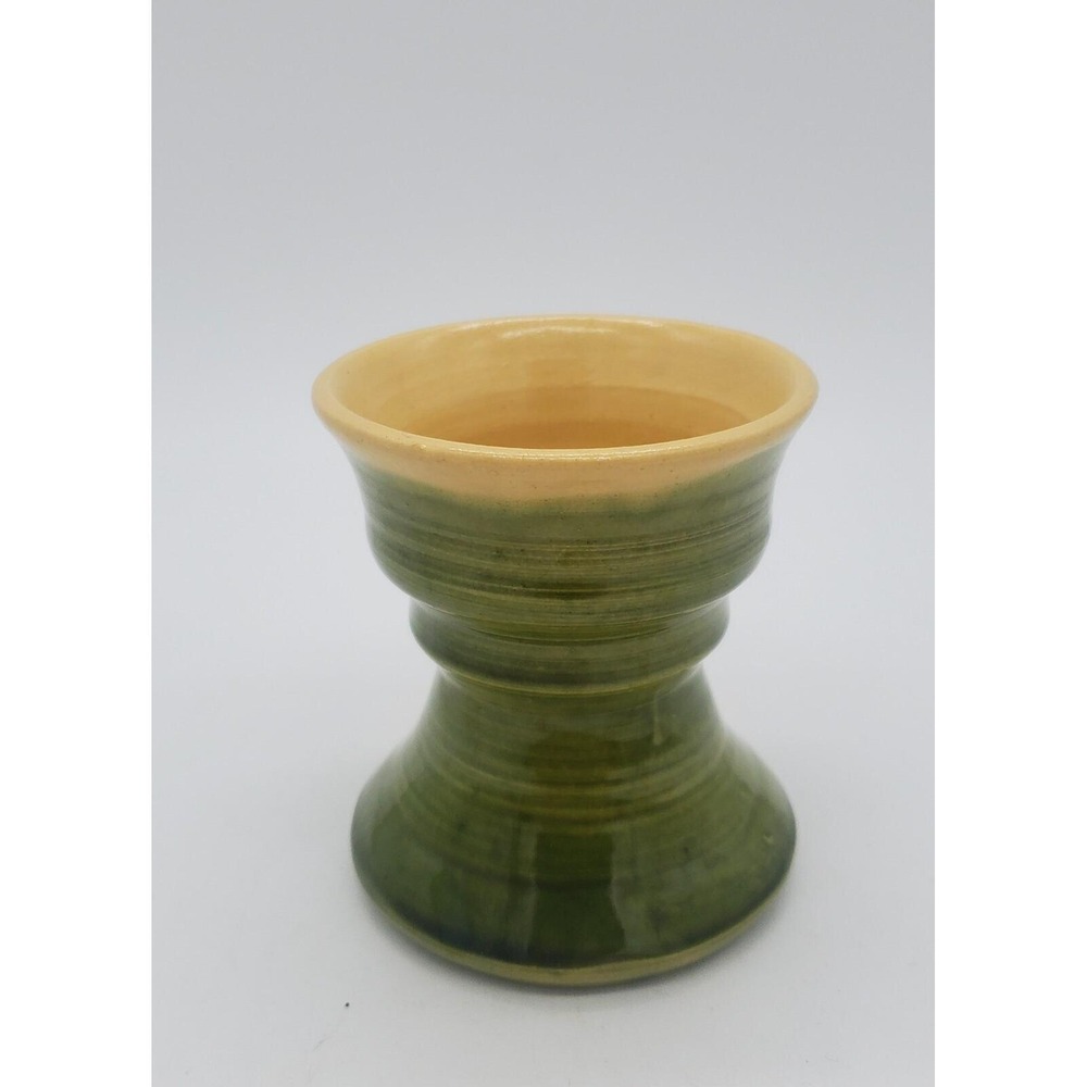Youghal Studio Art Pottery Miniature Green Vase 3.5" Ireland